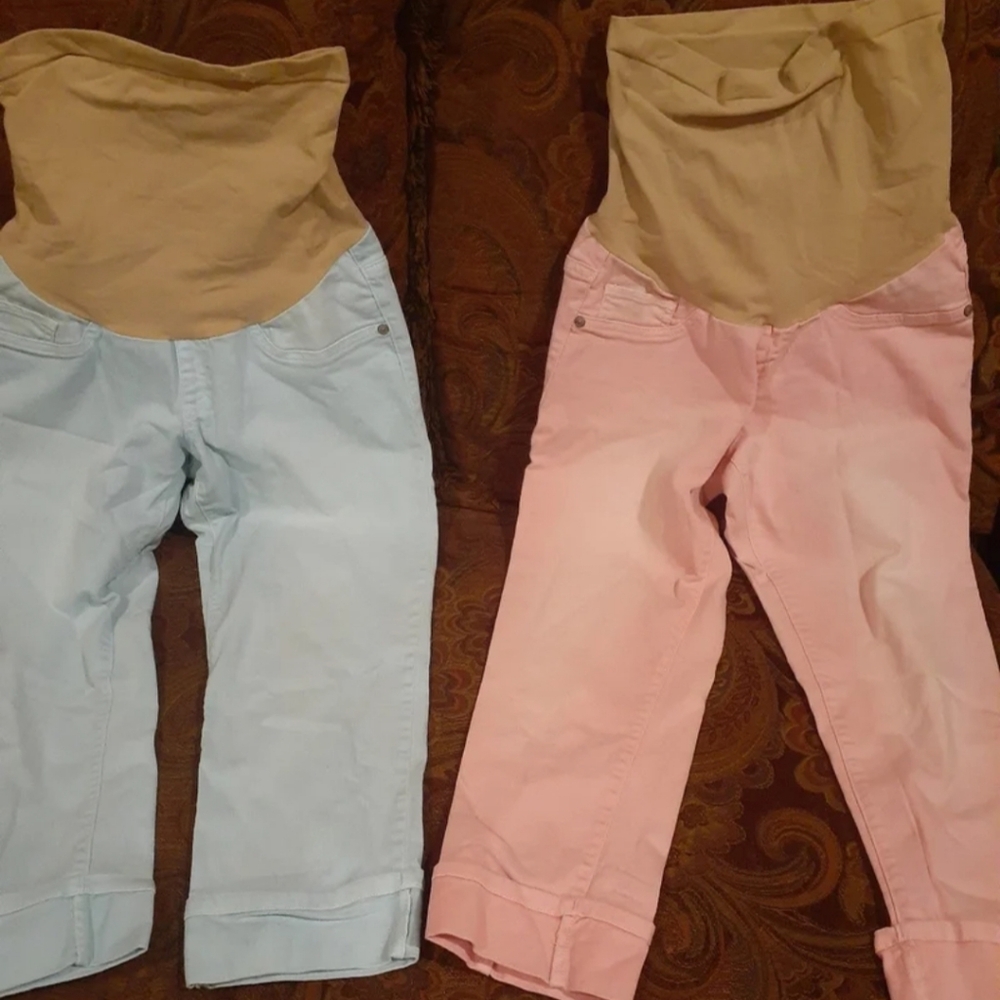 Maternity  Shorts Bundle 2 Pair Size Small